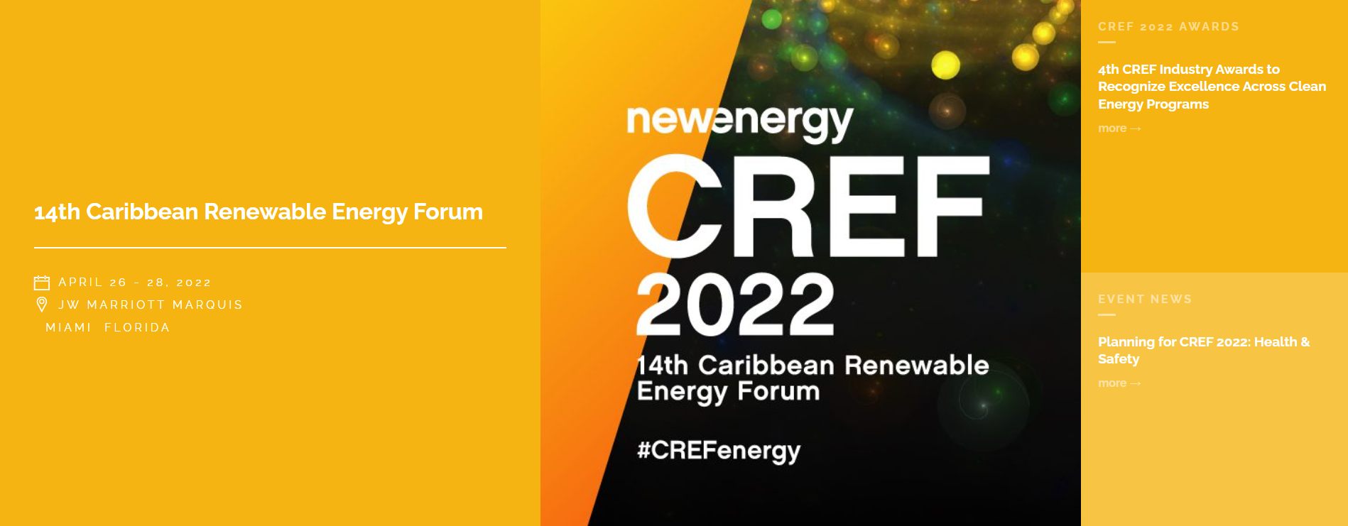 Caribbean Renewable Energy Forum April 2628, 2022 » econext