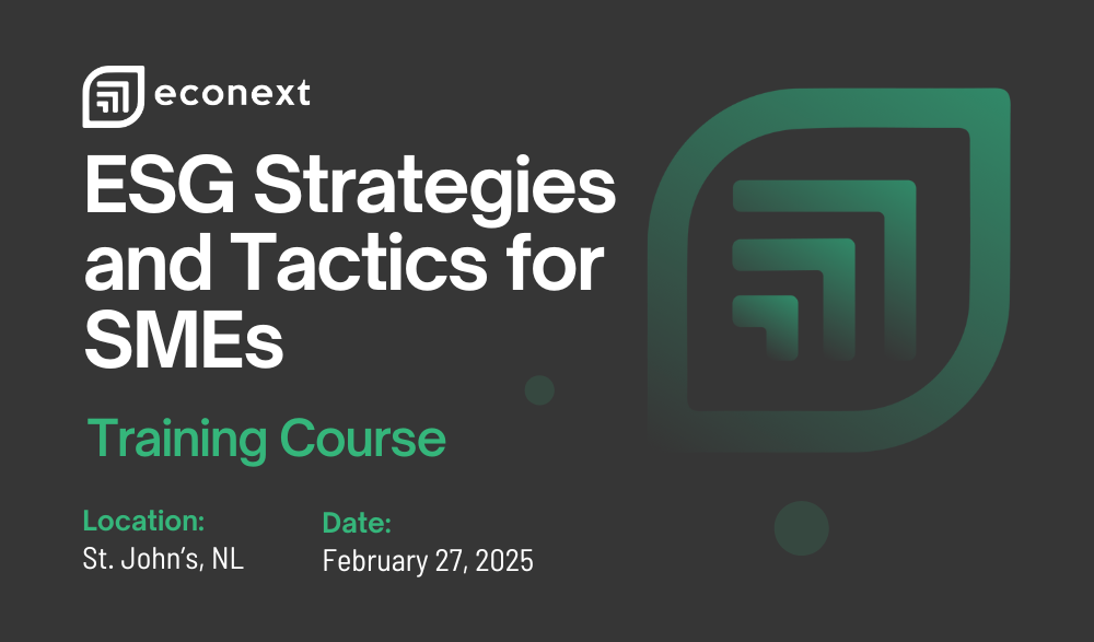 Training Course: ESG Strategies and Tactics for SMEs