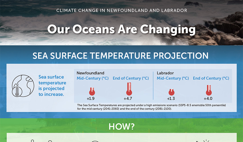 Our Oceans Are Changing: Climate Change in Newfoundland and Labrador – Infographic