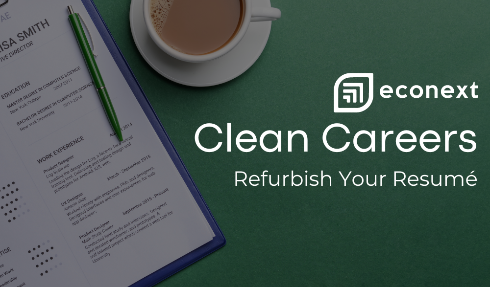 Clean Careers: Refurbish Your Resumé