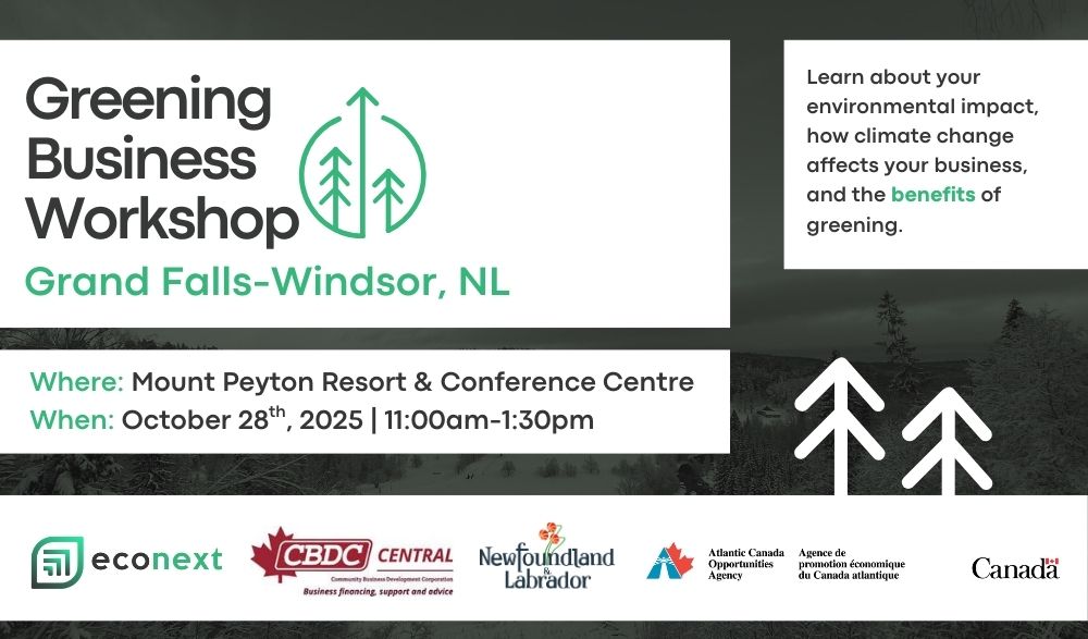 Greening Business Workshop – Grand Falls-Windsor