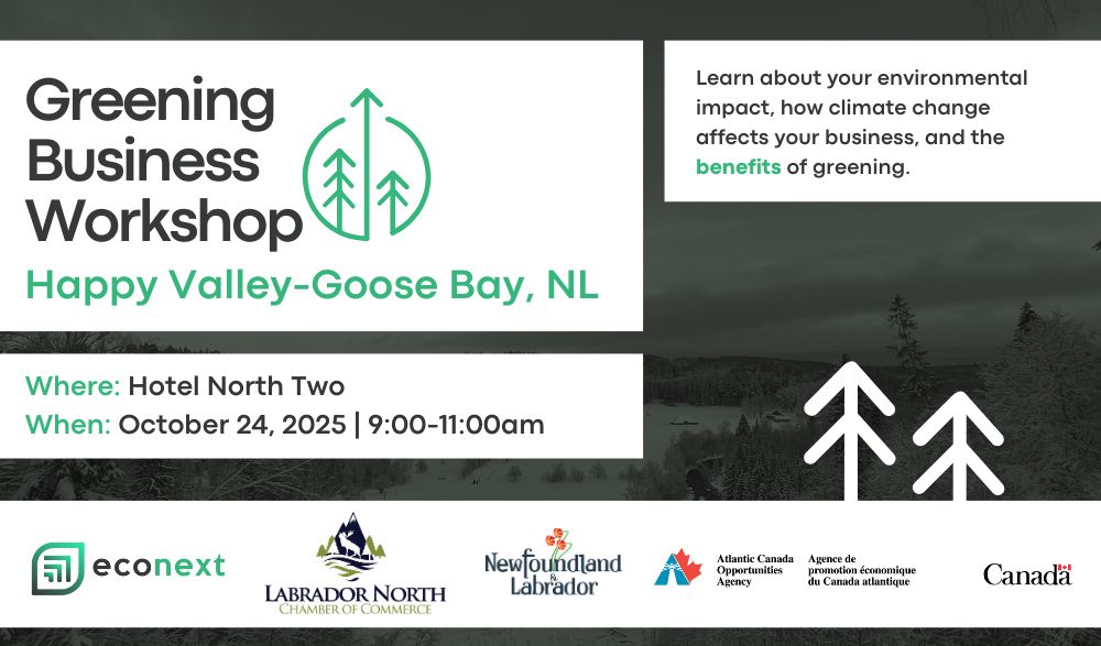 Greening Business Workshop – Happy Valley-Goose Bay